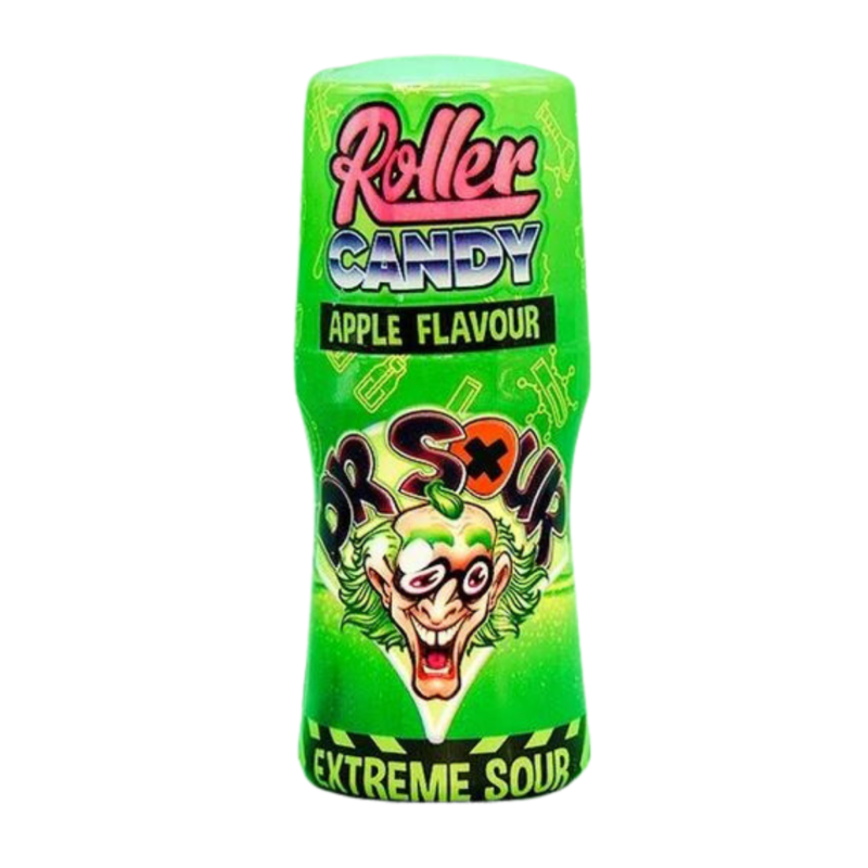 dr sour roller apple mellecandies, amerikaans snoep